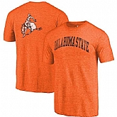 Oklahoma State Cowboys Fanatics Branded Heathered Orange Vault Two Hit Arch T-Shirt,baseball caps,new era cap wholesale,wholesale hats